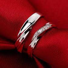 P Strong You Will Receive Pair Of Rings One Men Ring And One Women Ring Strong This Engagemen Promise Ring Set Mens Wedding Rings Wedding Ring Bands Set