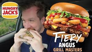 Hungry Jack's Grill Masters Fiery Angus