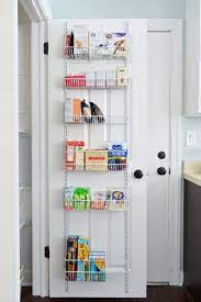 Build your own affordable pantry door organizer with some wood and a few basic tools. Doors Make Perfect Spots For All Sorts Of Storage Hacks Here Are Our 14 Faves Pantry Door Storage Pantry Storage Pantry Door Organizer