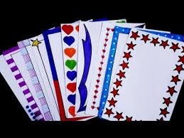 10 In 1 Simple Border Design For Project Assignment Front Page Design Handmade Paper Border Design Youtube 10 in 1 simple border design for project assignment front page design handmade paper border design