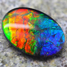 18x13mm Multi Color Canadian Ammolite Ammonite Gems Stones And Crystals Rocks And Minerals Gemstones