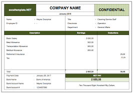 A user can easily make required changes. Pay Stub Template The Spreadsheet Page