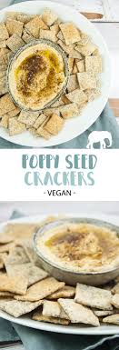 These healthy seed crackers are so healthy, delicious and addictive! Vegan Poppy Seed Crackers It S The Perfect Snack For Parties Elephantasticvegan Com Vegan Crackers Poppyseed Snack Snacks Leckereien Sussigkeiten