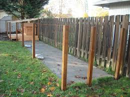 Dog Run Posts Diy Dog Kennel Backyard Dog Area Diy Dog Run
