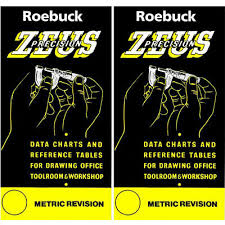 Zeus Precision Engineers Metric Data Book Chart Charts