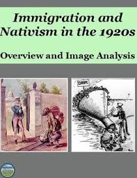 Immigration And Nativism In The 1920s Overview And Image Analysis Student Reading Immigration Study History