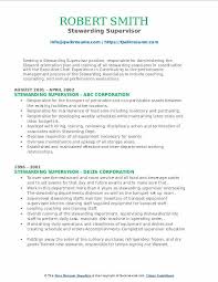 Hotel stewards are responsible for everything involved in the experience of a fine dining establishment, besides actually cooking the food. Stewarding Supervisor Resume Samples Qwikresume