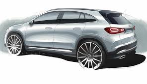 Hot Road News On Instagram 2020 Mercedes Gla Official Sketch Mercedes Benz Gla Mercedes Gla Mercedes Benz