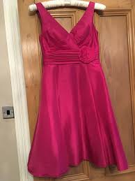 Flattering 50 S Style Cerise Pink Bridesmaid Or Party Dress Size 12 Worn Once Ad Sponsored Cerise Pink Style Dresses Silky Dress Gothic Wedding Dress