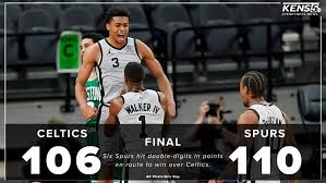 The model has simulated celtics vs. San Antonio Spurs Vs Boston Celtics January 27 2021 Kens5 Com