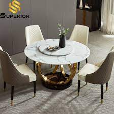 We opened our doors in 1990 doing business in a 6000 square foot building. China Modern Living Room Furniture Big Size Round Marble Dining Table China Hot Sale Dining Table Wholesale Dining Table