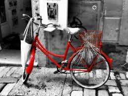 Black And White Bike Color The Red Bicycle Rovinj Istria Croatia Black And White Google Color Splash Photography Color Splash Red