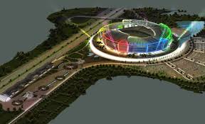 This was due to faecal waters being pumped out from the degraded land by local company ekol in the first place. Baku Olympic Stadium Azerbaijan