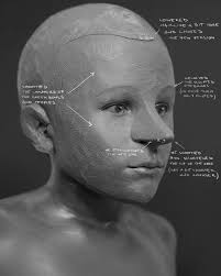 Concepting our Pinocchio character involved getting detailed notes back  from the director Matteo Garrone each day which we would then implement,  swipe across to see an example. This way we could design