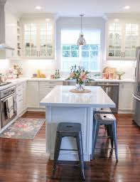 Ikea White Modern Farmhouse Kitchen Copper Kitchen Accents 1111lightlane 1 Of 1 Dre Kitchen Remodel Small Custom Kitchen Remodel Modern Farmhouse Kitchens