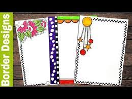 Lace Border Designs On Paper Border Designs Project Work Designs Borders For P Colorful Borders Design Page Borders Design Easy Border Designs On Paper