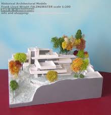 Frank Lloyd Wright Fallingwater Scale Model 1 200 Cm 23 5 X 15 5 345 Shipping Info And Bookings Architecture Model Fallingwater Architecture Design