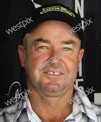 Horse trainer Justin Warwick at his Harvey