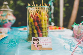 Kara S Party Ideas Mermaid Themed Fourth Birthday Party