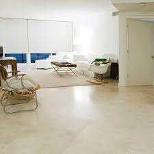 Honed travertine tiles give more of a smooth and flat finish with more of a matte look. Ivory Light Honed Filled Travertine Tiles 18x18 Country Floors Of America Llc
