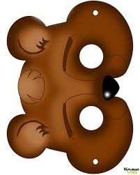 как сделать маску из бумаги своими руками для детей Novogodnie Maski Iz Bumagi Prazdnik Uzhe S Vami Maska Medvedya Den Rozhdeniya V Stile Zhivotnye Maski Remesla