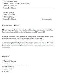 Contoh surat berhenti kerja daripada majikan. Contoh Surat Rasmi Notis Berhenti Kerja 24 Jam Surat Rasmi Ra