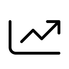 line chart free icon of zwicon