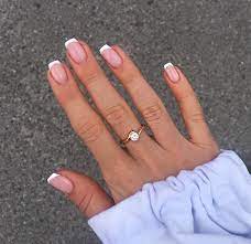Pin By Star On Nigti French Tip Acrylic Nails Gel Nails French French Acrylic Nails