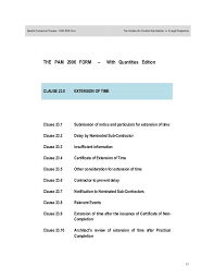 The fact that the certiﬁcate of practical completion is the document which also initiates such events as the release of the ﬁrst moiety of retention, exclusion of liability for liquidated and ascertained damages and changes in obligations in respect of insurance for the works is by no means a. The Architect As Contract Administrator A Legal Perspective Prese