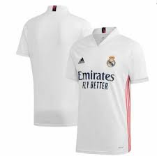 Click here to buy a real madrid replica jersey. Adidas Real Madrid 2020 2021 Home Soccer Jersey Brand New White Pink For Sale Online