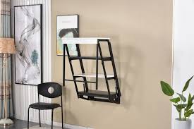 Wall Mounted Convertible Shelf Table Bell Vee In 2020 Shelves Small Dining Table Space Saving Furniture