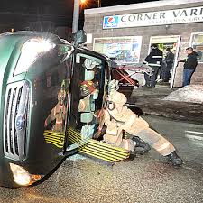 Lewiston rollover sends passenger to the hospital