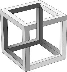 The Art Of The Impossible Mc Escher And Me Mc Escher S Impossible Cube Mc Escher Art Escher Art Mc Escher