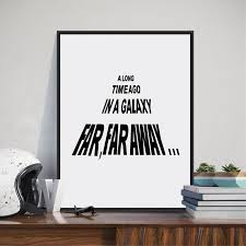 A Long Time Ago In A Galaxy Far Far Away Long Time Ago In A Galaxy Far Far Away Canvas Star Wars Gift Starwars Art Canvasart Star Wars Decor Star Wars Wall Decor Star Wars Gifts