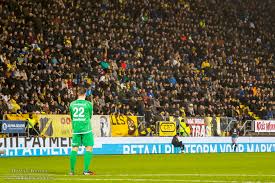 De politie moest zondagavond ingrijpen bij het voetbalstadion in breda nadat het bredase nac had verloren van nec uit nijmegen. Foto S Nac Go Ahead Eagles Www Martijnmureau Nl