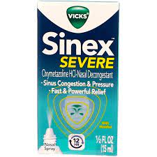 Amazon Com Vicks Sinex Severe Nasal Spray 0 50 Oz Decongestant Nasal Sprays Beauty