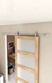 Systme pour portes coulissantes en applique avec bandeau bois