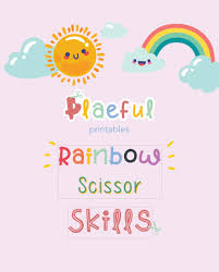 Rainbow Cloud Scissor Skills Printable: Fine Motor Activity (digital  Download)