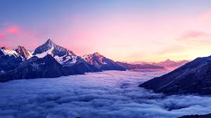 Windows 10 nature landscape wallpaper 14, snow covered mountains and trees. 3840x2160 Cloudy Mountains 4k Wallpaper Hd Nature 4k Wallpapers Images Photos And Background