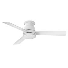 Remote control ceiling fan for summer and winter use. Hinkley Trey Outdoor Flush Mount Led Ceiling Fan 2modern