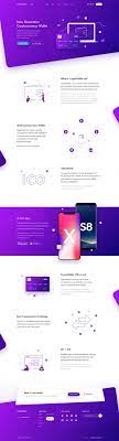Ico Token Wallet Crypto Currency Website Design Inspiration 2018 Web Design Inspiration Web Development Design Website Design Inspiration