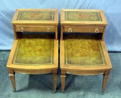 2 vintage blonde mersman mid century modern mcm end table circle with drawer. Browse Bid And Win Browse Auctions Search Exclude Closed Lots Auctions My Items Signup Login Catalog Auction Info Steuben Crystal Harley Davidson Silver And More 151318 07 18 2018 12 00 Am Cdt 08 07 2018 9 54 Pm Cdt Closed Starts