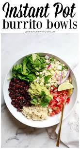 What foods are safe to eat at chipotle? Instant Pot Chipotle Burrito Bowls With Black Beans And Brown Rice