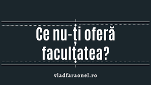 Sint sigura ca as fi gasit oameni calzi, cu care ai ce vorbi, prieteni de suflet. Ce Nu Èi OferÄ Facultatea Ce Mi Ar Fi PlÄcut SÄ Ètiu In Anul 1 De Facultate Vlad Faraonel