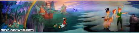 My Favorite Fantasyland Attraction Peter Pan S Flight Neverland Nursery Fantasyland Mural