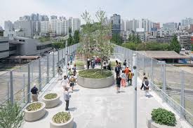 Mvrdv Transforms 1970s Highway Into Plant Village In Seoul Sky Garden Urban Landscape Urban Garden