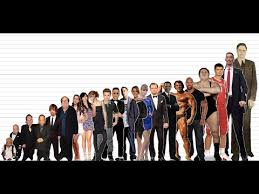 Celebrity Height Comparison Chart 10k Subscribers Special