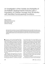 Image result for Battelle Developmental Inventory