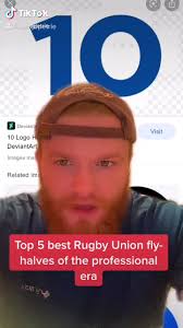 Top 5 best Rugby Union fly-halves of the professional era, do you agre...