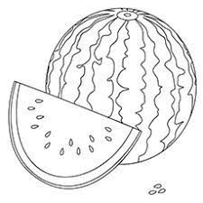 Draw your scary melon outline directly on a watermelon using a dry erase marker. Top 10 Watermelon Coloring Pages Your Toddler Will Love